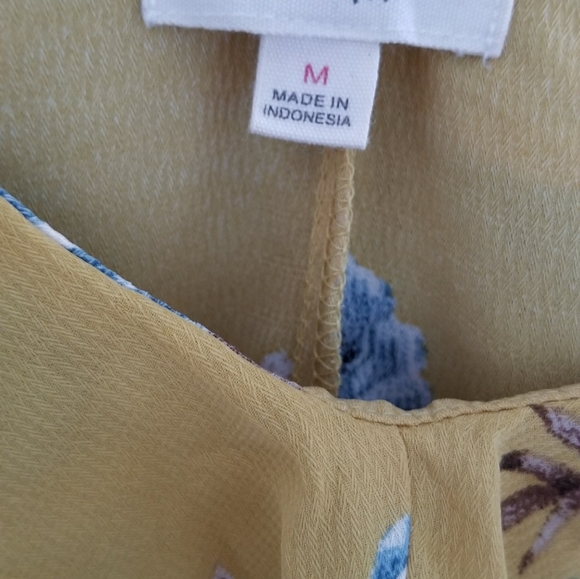 Yellow Ruffle Tank Top - Picture 3 of 7